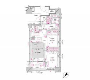 Opus Residence Ginza East 304 Floor Plan