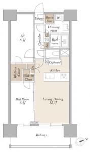 Light Terrace Shinjuku-gyoen 0904 Floor Plan