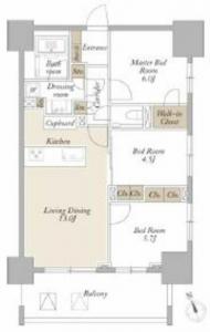 Light Terrace Shinjuku-gyoen 802 Floor Plan