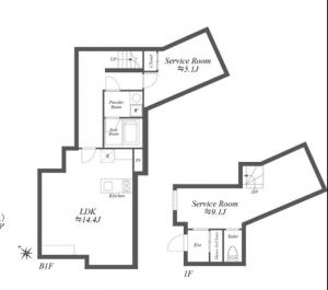 Le Clair Jingumae 102 Floor Plan