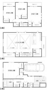 Akasaka 7-chome House Floor Plan