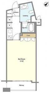 Orchid Residence Kagurazaka 123 Floor Plan