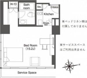 Wellith Urban Shinagawa Tower 0901 Floor Plan