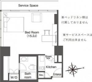 Wellith Urban Shinagawa Tower 0902 Floor Plan