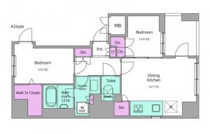 Residia Ochanomizu Place 1401 Floor Plan