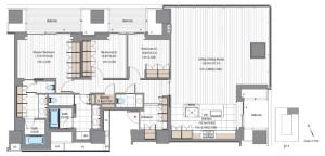 Toranomon Hills Residential Tower 2701 Floor Plan