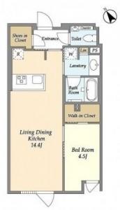 Ensoleille Shimokitazawa 305 Floor Plan