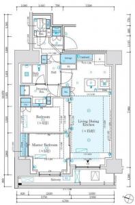 PARK LUXE Kanda 902 Floor Plan