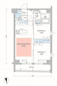 Urbanex Nihonbashi-bakurocho 1005 Floor Plan