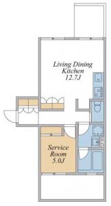 Excelsior Meguro Aobadai 103 Floor Plan