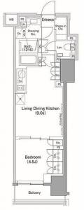 The Park Habio Meguro Sakuratei 312 Floor Plan