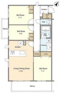 BLESS Kitashinjyuku 5069 Floor Plan