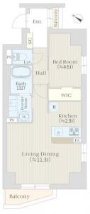 Sakuras Gotanda 108 Floor Plan