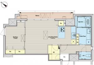 Aman E.S.C Aoyama 1101 Floor Plan