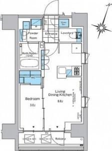 Lefond Progres Kanda Premier 1104 Floor Plan