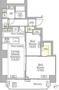 BRICK RESIDENCE Minamiaoyama 1403 Floor Plan