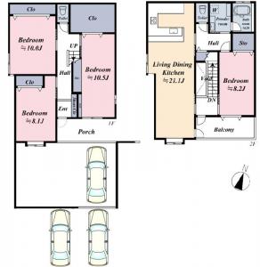 Honmachi 6-chome House Floor Plan