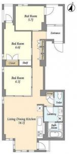 Huit Kagurazaka 301 Floor Plan