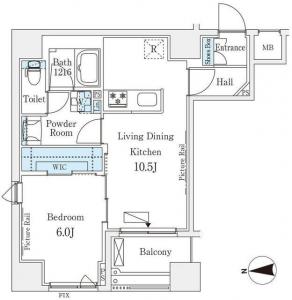 Brick Court Kanda Nishikicho 1002 Floor Plan