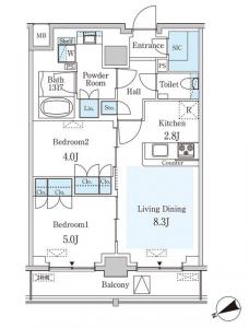 Prima Lead Minami-Aoyama 702 Floor Plan