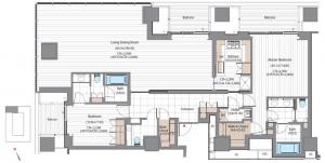 Toranomon Hills Residential Tower 3908 Floor Plan