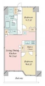 Rsidia Minami-senju 0604 Floor Plan