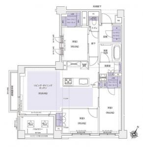 KDX Residence Yokohama Momijizaka 408 Floor Plan