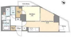 Primal Togoshi Ginza 1004 Floor Plan