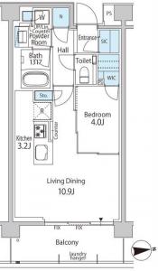 Green Residence Akasaka 213 Floor Plan